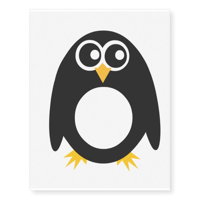 Penguin Temporary Tattoos (Front)
