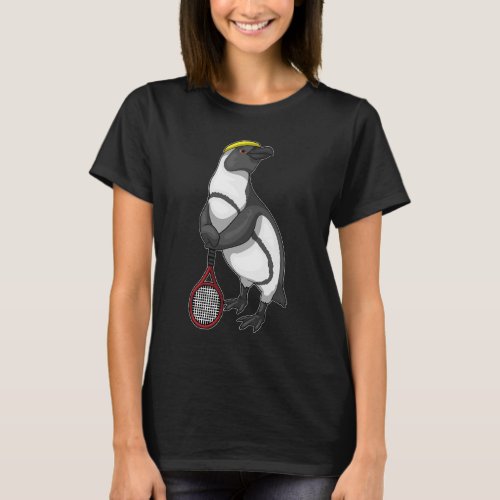 Penguin Tennis Tennis racket T_Shirt