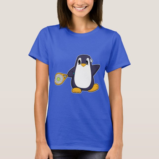 Penguin Tennis Tennis racket T-Shirt (Front)