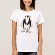 Penguin The Bride Personalized White Bachelorette