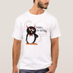 Penguin, The New Black T-shirt at Zazzle