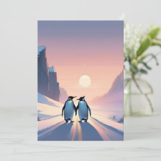 Penguin Themed Invitation