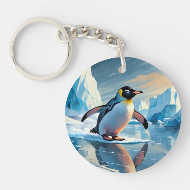 Penguin Themed Keychain (Front)