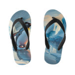 Penguin Themed Kid&#39;s Flip Flops