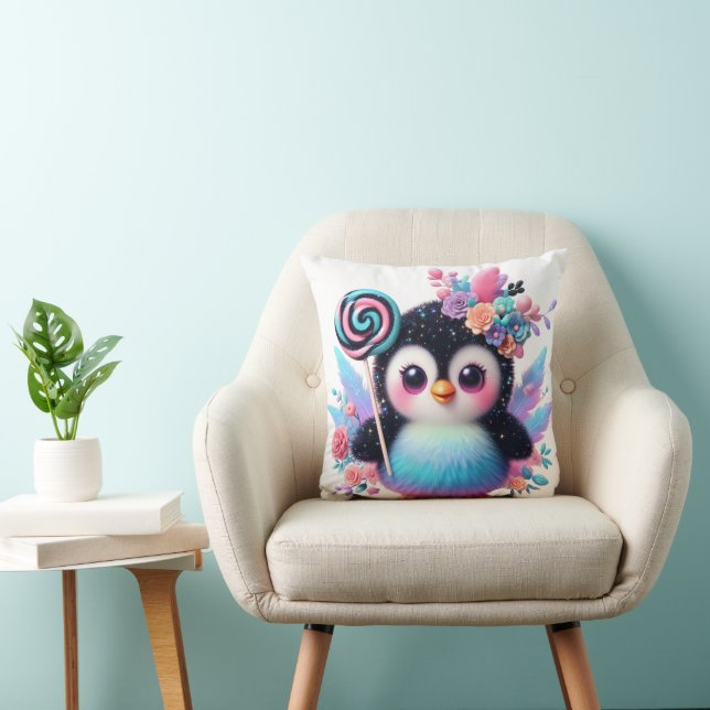 Penguin Throw Pillow (Chair)