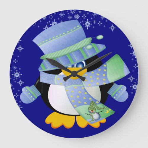 Penguin Time Wall Clock