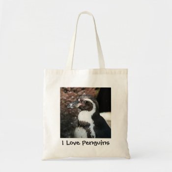 Penguin Tote Bag by lynnsphotos at Zazzle