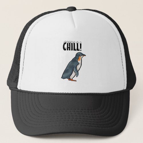 penguin trucker hat