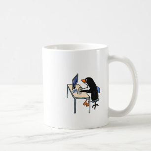 penguin tux system administrator coffee mug