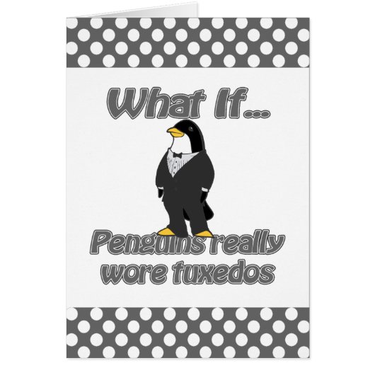 penguin tuxedos cards (Front)