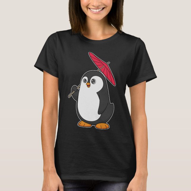 Penguin Umbrella T-Shirt (Front)