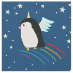 Penguin Unicorn Fabric