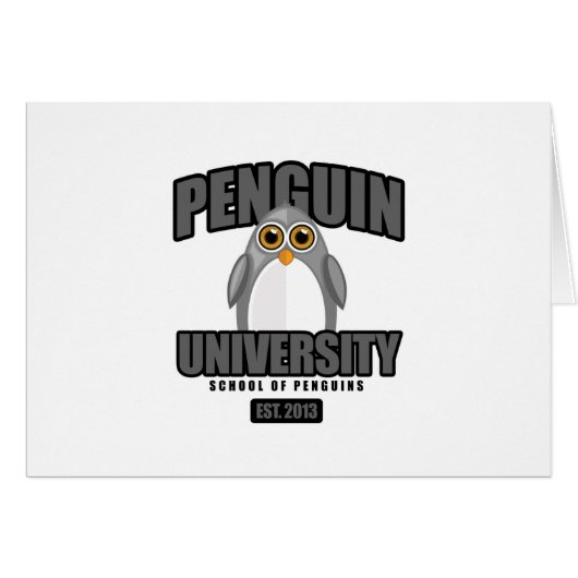 Penguin University - Grey Cards (Front Horizontal)