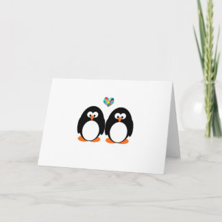 Penguin Valentine's Day Card