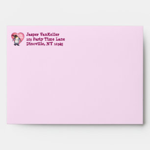 Penguin Valentine's Day Envelope
