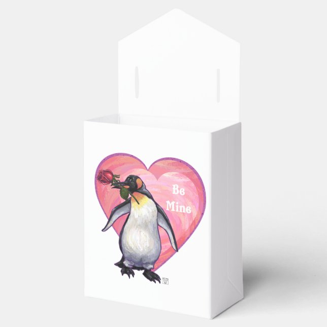 Penguin Valentine's Day Favor Boxes (Opened)