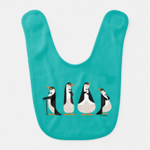 Penguin Waiters Baby Bib