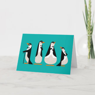 Penguin Waiters Card