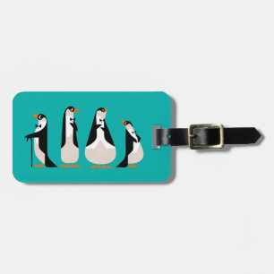 Penguin Waiters Luggage Tag