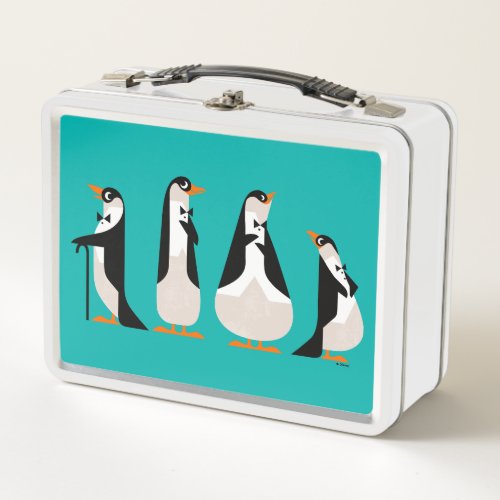 Penguin Waiters Metal Lunch Box