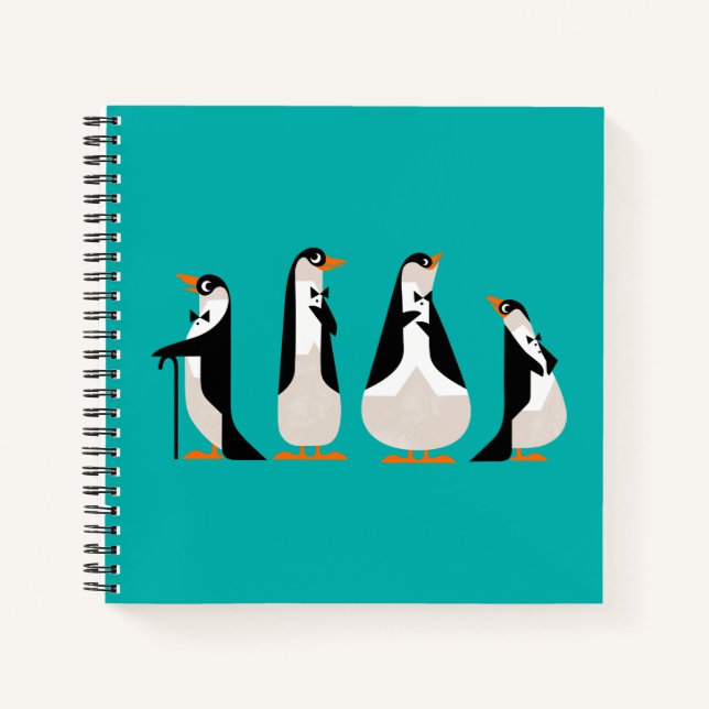 Penguin Waiters Notebook (Front)