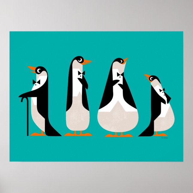 Penguin Waiters Poster (Front)