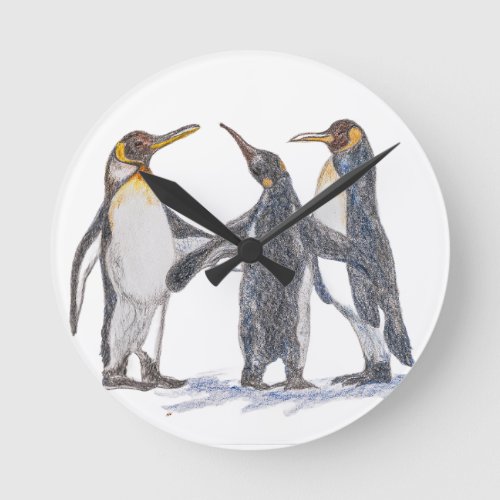 Penguin Wall Clock