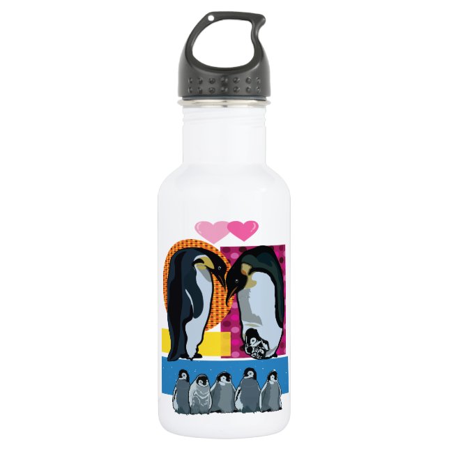 Penguin Water Bottle (Front)