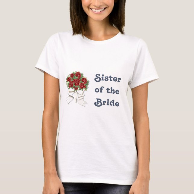 Penguin Wedding - Bride - Sister T-shirt (Front)