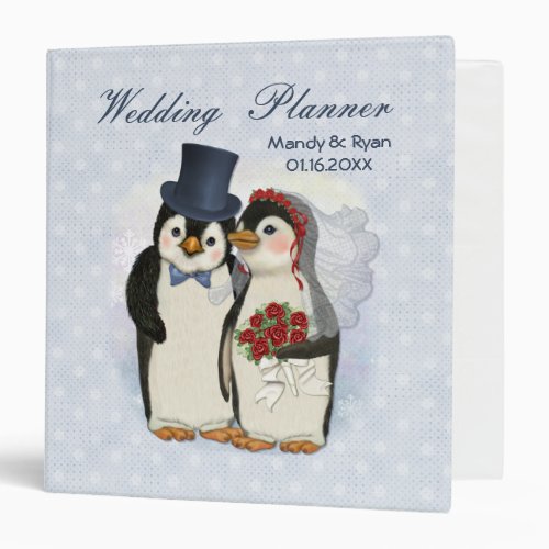 Penguin Wedding Planner 3 Ring Binder