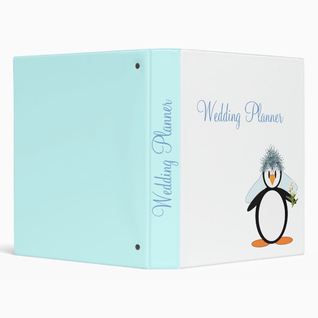 Penguin Wedding Planner Binder (Background)