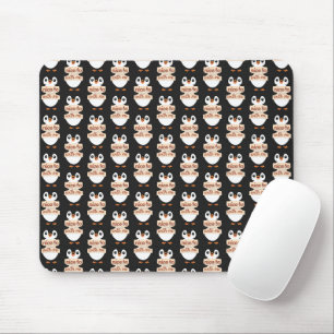 Penguin Welcome Sign: nice to meet with me Mouse Pad
