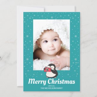 Penguin Winter Holiday Creating Memories Photo