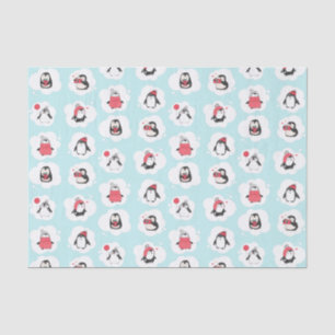 Penguin Winter Holiday Tissue Paper