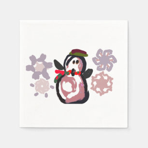 Penguin Winter Napkins