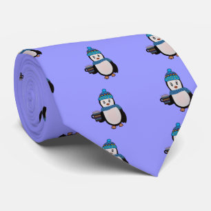 Penguin Winter Tie