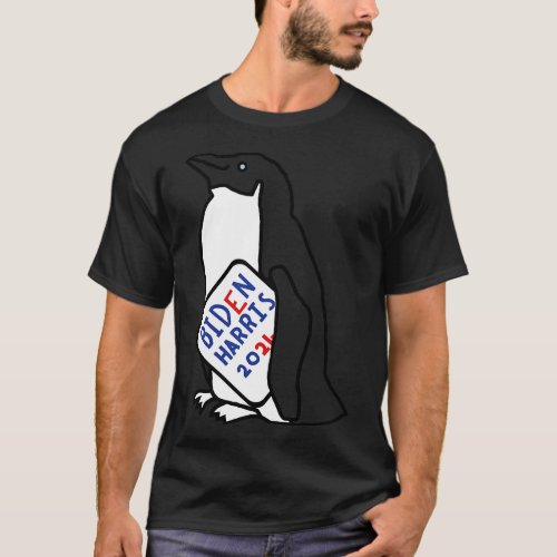 Penguin with  2024 Sign T_Shirt