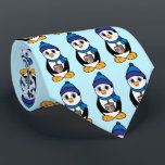 Penguin with a Dreidel at Hanukkah Neck Tie<br><div class="desc">This designs is for the dreidel lover.</div>