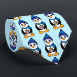 Penguin with a Dreidel at Hanukkah Neck Tie<br><div class="desc">This designs is for the dreidel lover.</div>