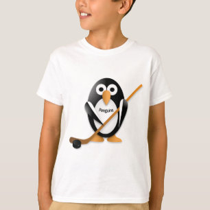 Penguin with a hockey stick T-Shirt