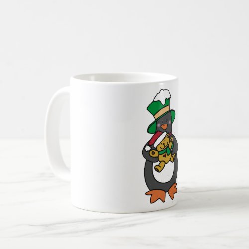 Penguin With A Teddy Bear Mug