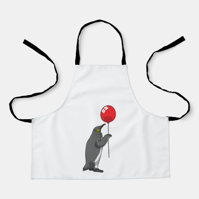 Penguin with Balloon Apron (Front)
