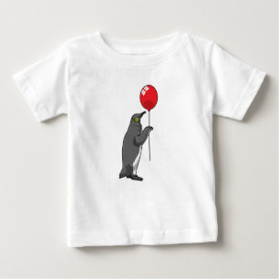 Penguin with Balloon Baby T-Shirt