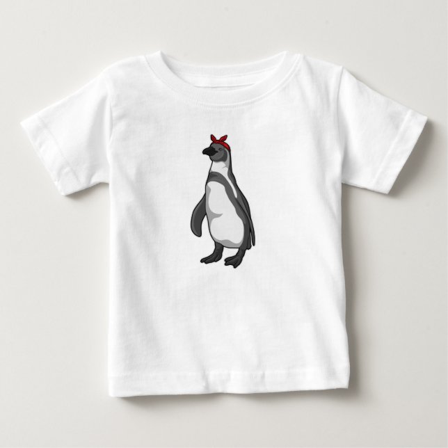 Penguin with Bandana Baby T-Shirt (Front)