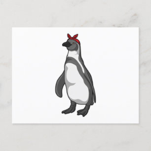 Penguin with Bandana Postcard