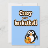 Penguin with basket-ball (Front)