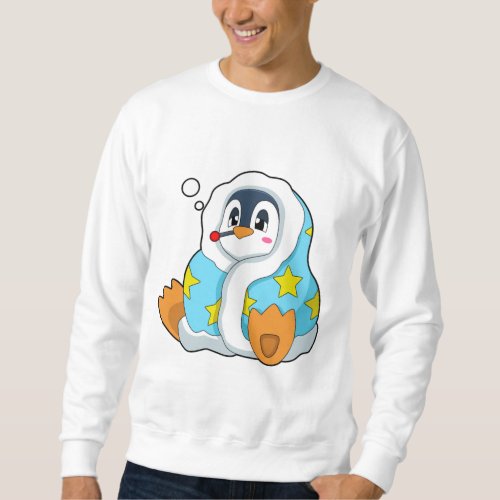 Penguin with Clinical thermometer Sweatshirt