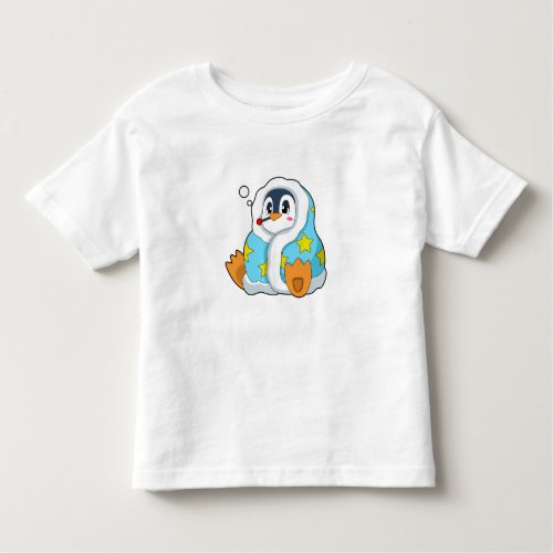 Penguin with Clinical thermometer Toddler T_shirt