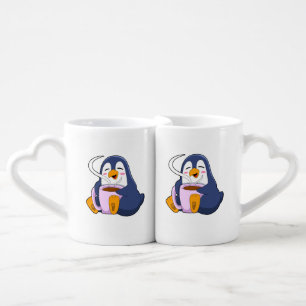 Penguin with Cup of Coffee
