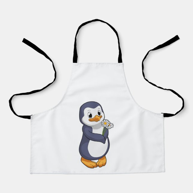 Penguin with Daisy Apron (Front)